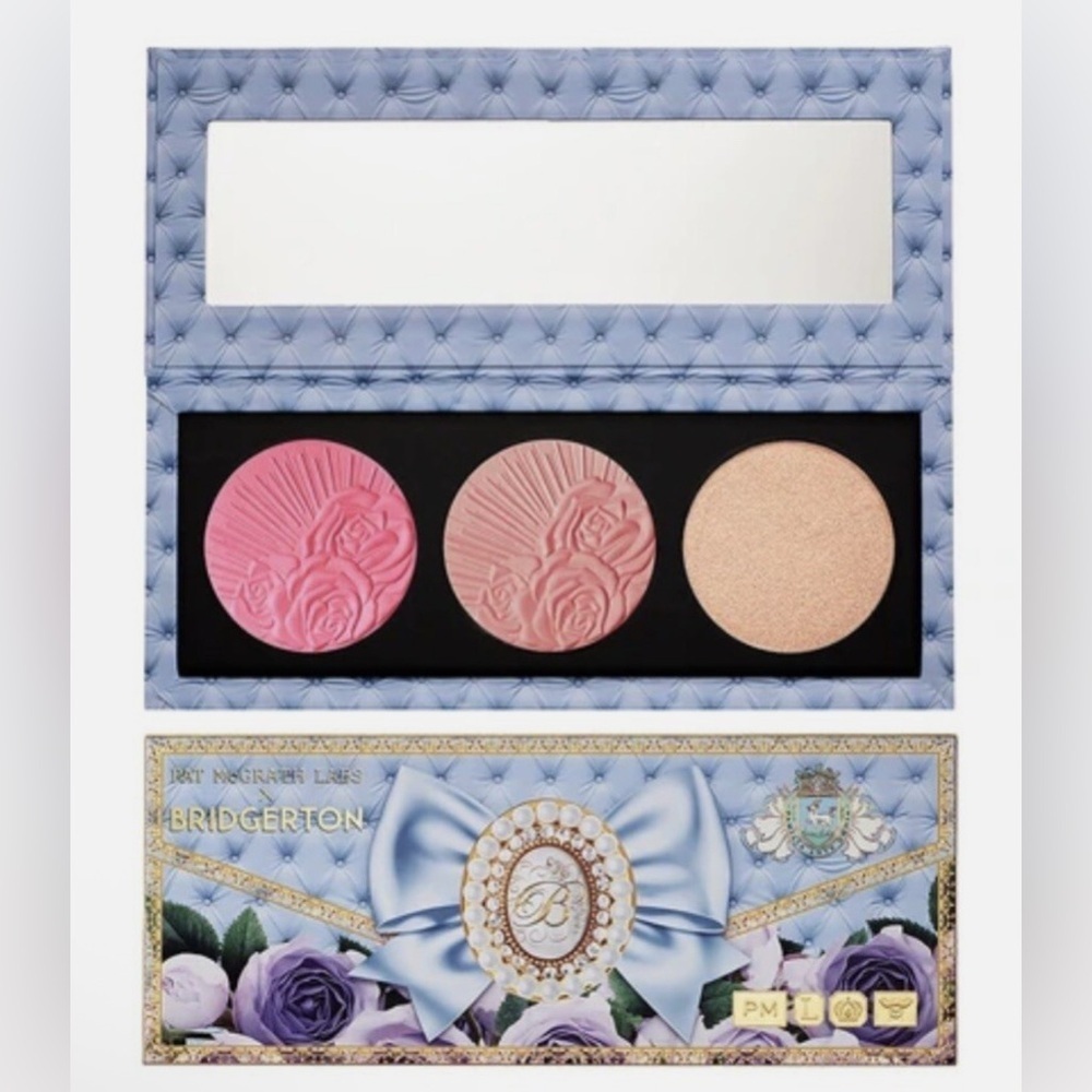 BNIB Pat McGrath Labs X Bridgerton Divine Blush & Glow Trio: Love at First Blush